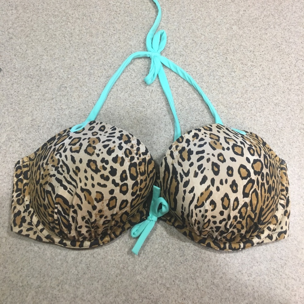 Cheetah print Victoria's Secret bathing suit top