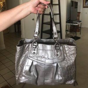 Coach gray bag