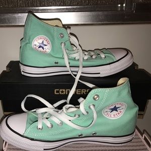 turquoise converse