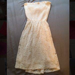 White lace dress