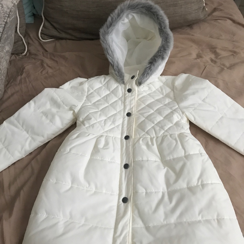 White Puffer Coat