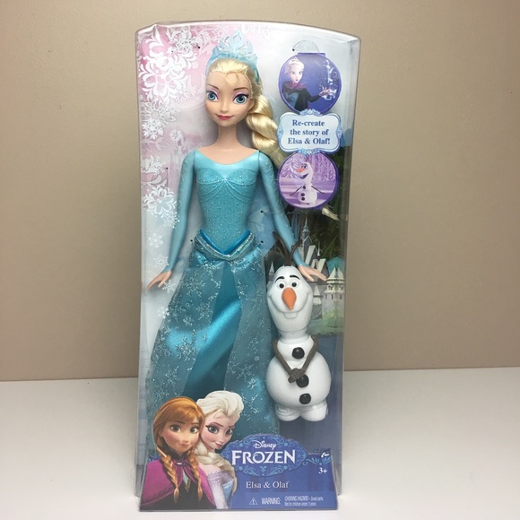 mattel frozen doll set