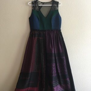 Anthropologie Multi Pattern Maxi