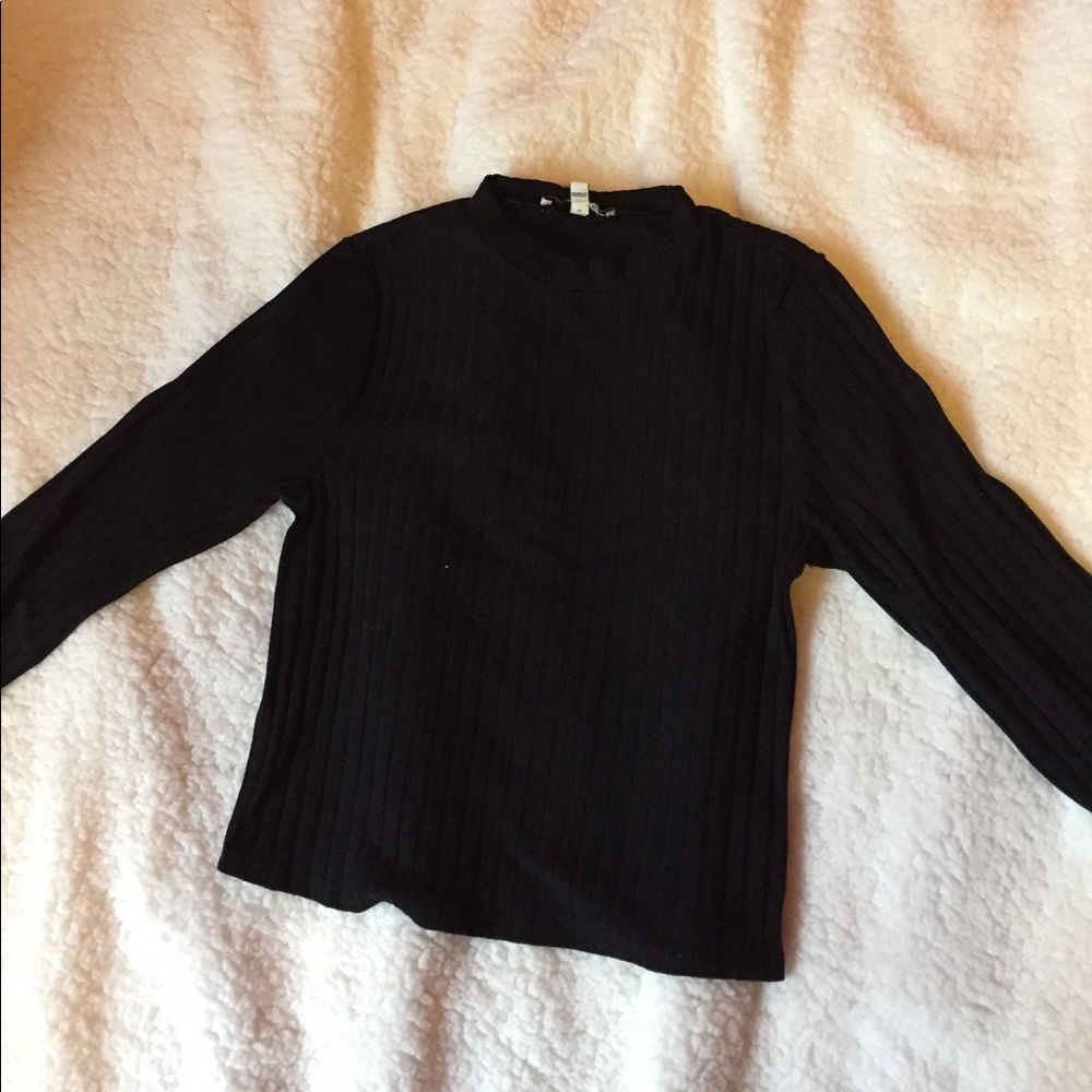 Express crop long sleeve shirt