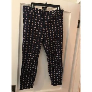 J. Crew Printed Minnie Pants