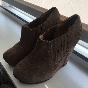 548 Suede Wedges- Saks Fifth Ave