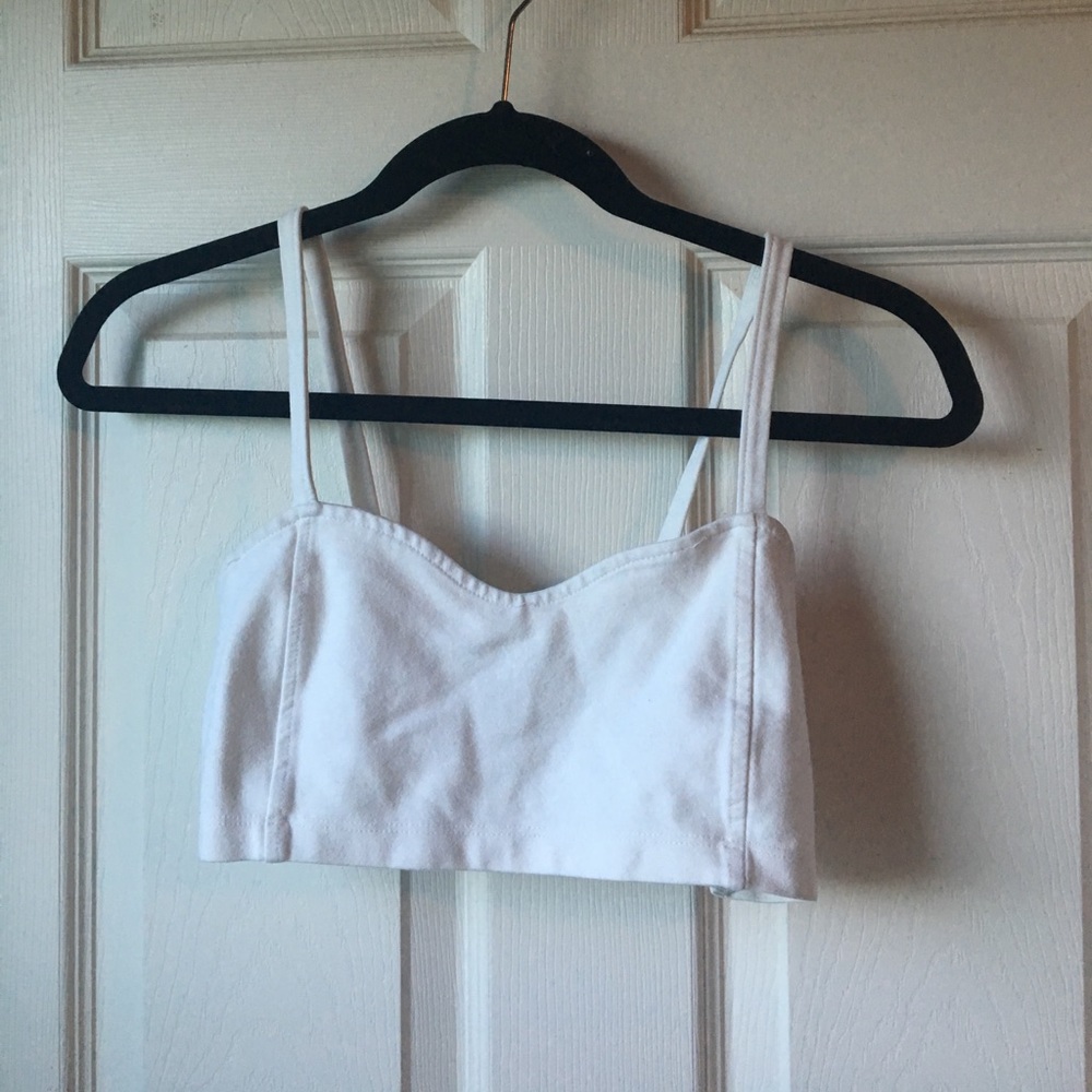 White Brandy Melville bralette