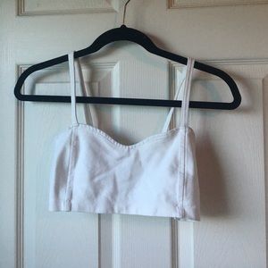 White Brandy Melville bralette