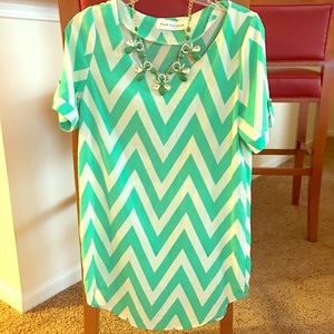 Boutique chevron dress
