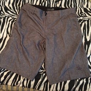 Gray men's hybrid shorts