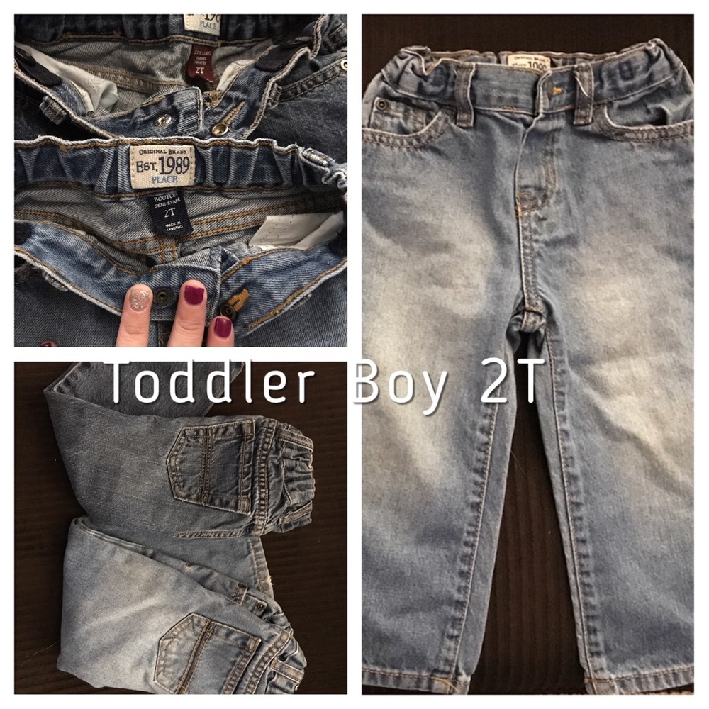 2 pair toddler boys jeans 2T