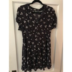 Urban Outfitters Black Floral Dress