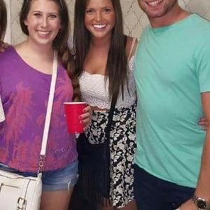 Black & cream floral skater skirt