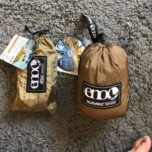ENO NWT Double Nest Hammock and Hanging Straps!!