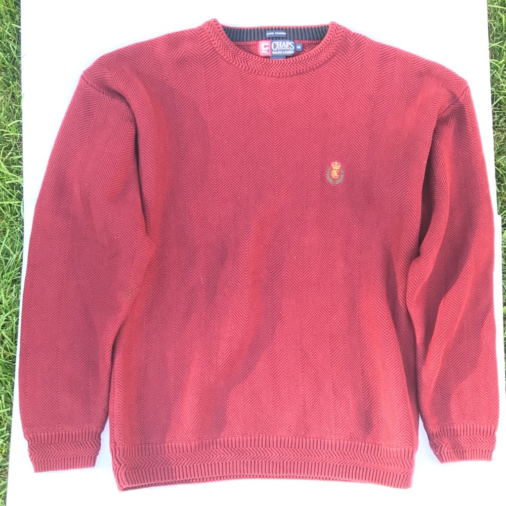 Chaps by Ralph Lauren Hand Framed Knit Sweater