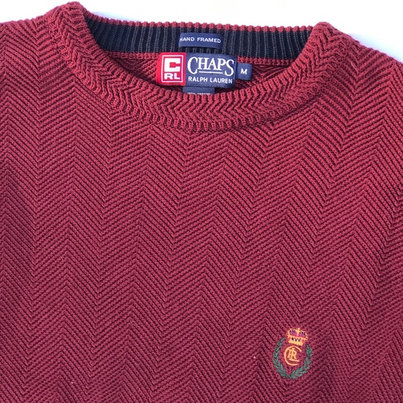 Chaps by Ralph Lauren Hand Framed Knit Sweater - Picture 2 of 4