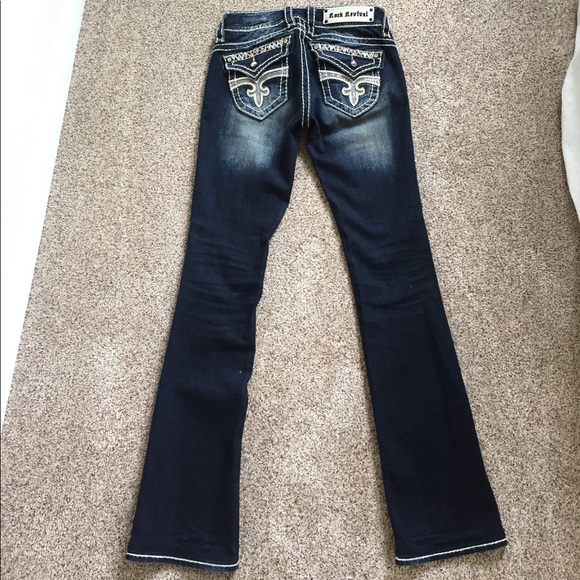 Rock Revival Blue Jeans - Picture 2 of 2