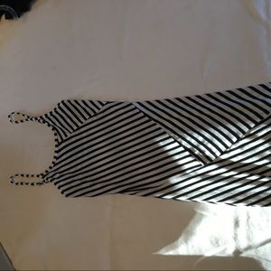 Cross cross maxi dress