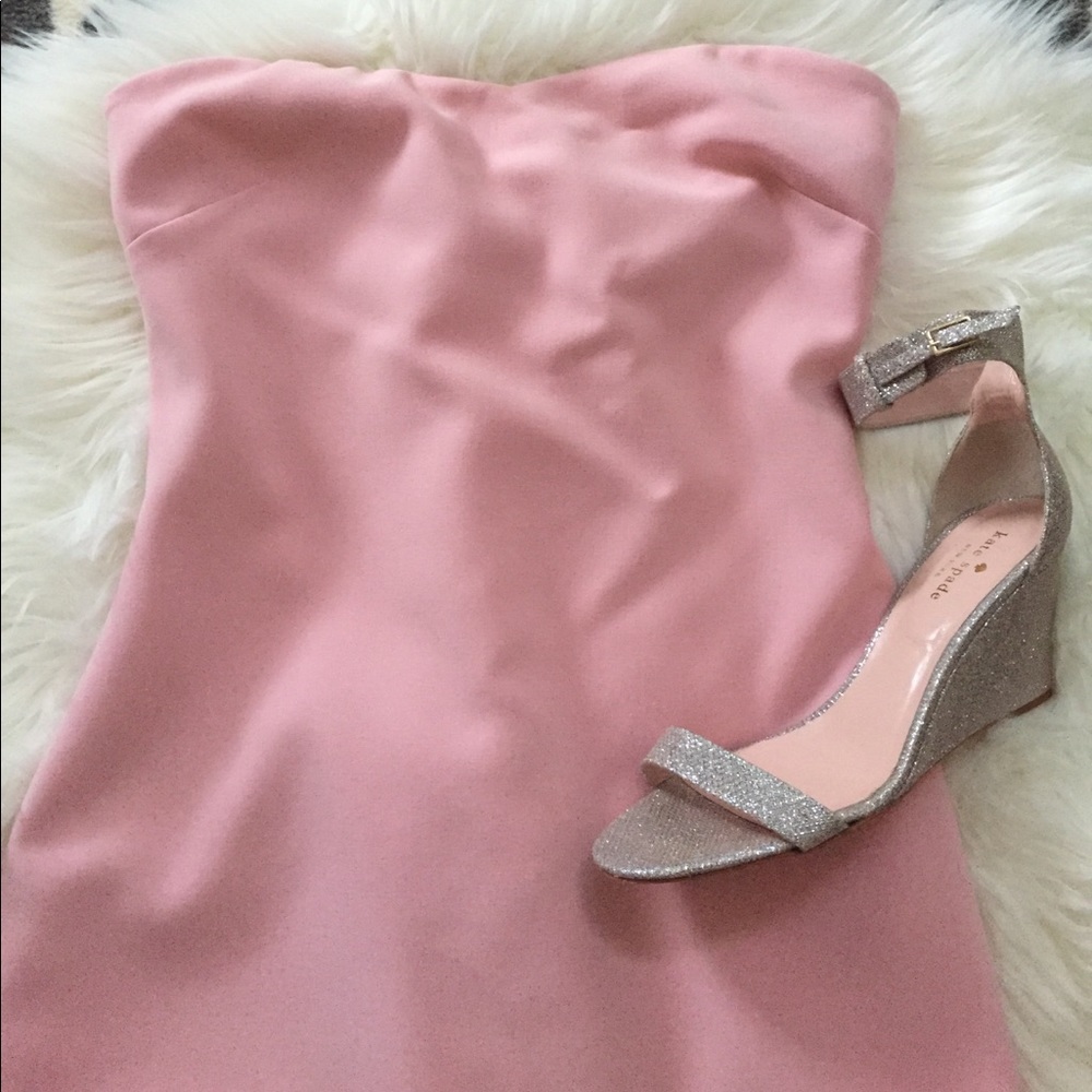 💕LIKELY Pink Strapless Dress💕
