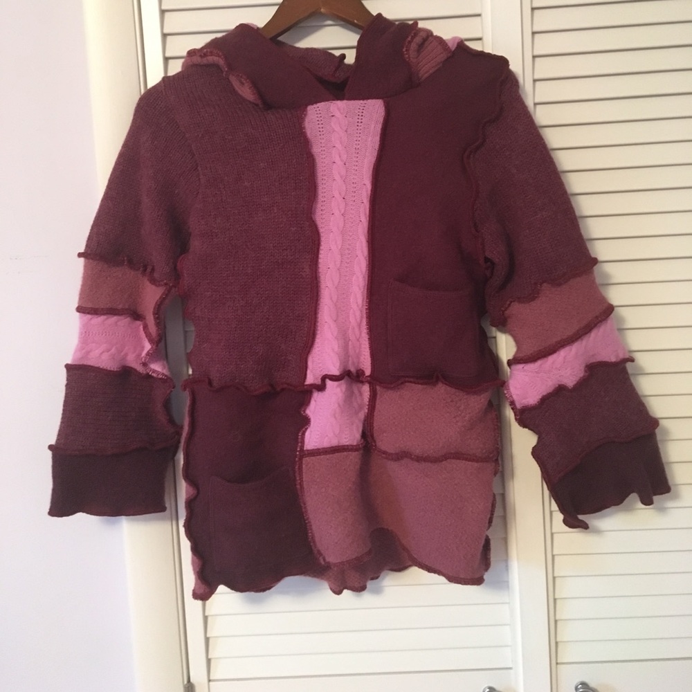 Pink handcrafted sweater