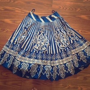 Knee length circle skirt by Maple (Anthro).