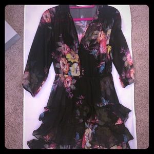 Twelfth Street by Cynthia Vincent silk ruffle dres