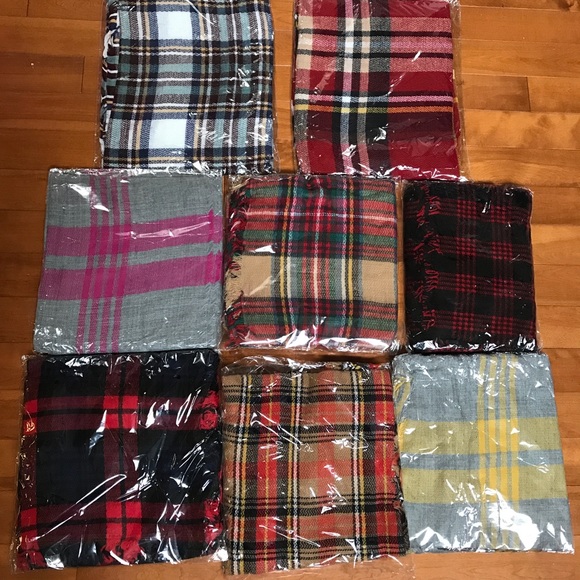 🎈SALE🎈 Oversized Blanket Tartan Plaid Scarf - Picture 4 of 4