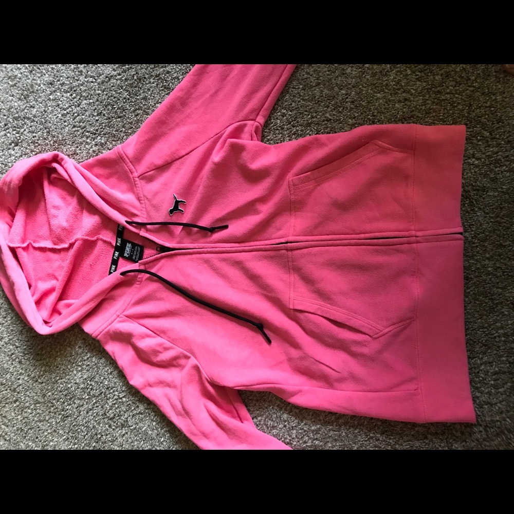 Victoria Secret Pink Zip Up Hoodie