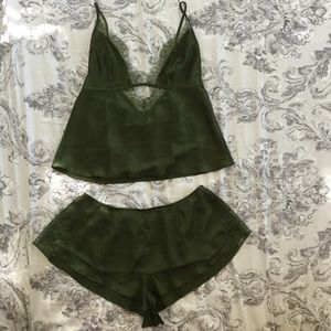 XS Satin Cami & shorts set Victoria's Secret