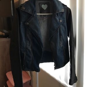 Kendall and Kylie Jean/leather jacket