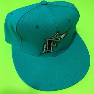 Official Florida marlins game hat, new size 6 1/2
