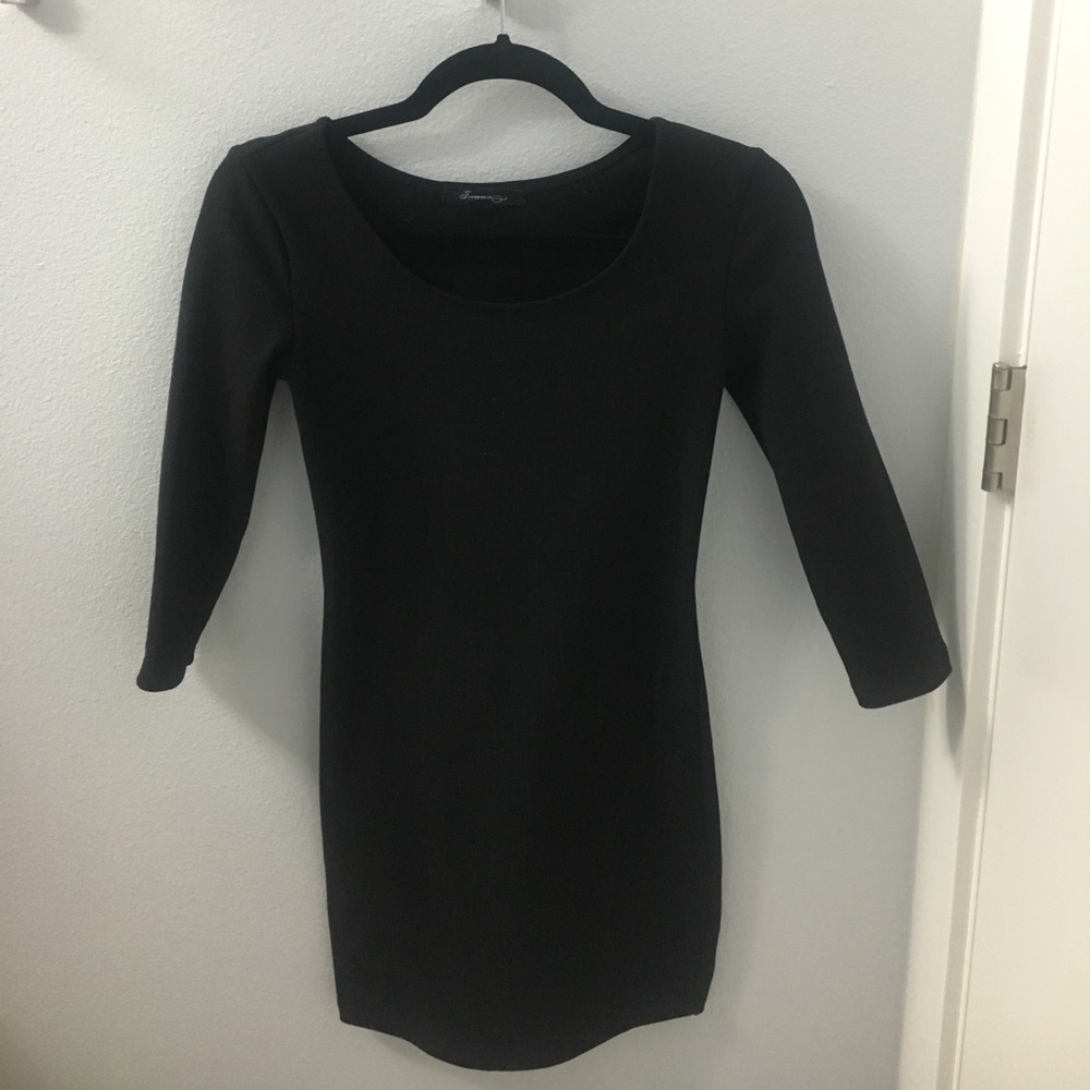 Forever 21 Bodycon Black Dress - Size Small