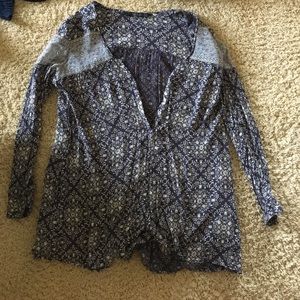 Patterned romper