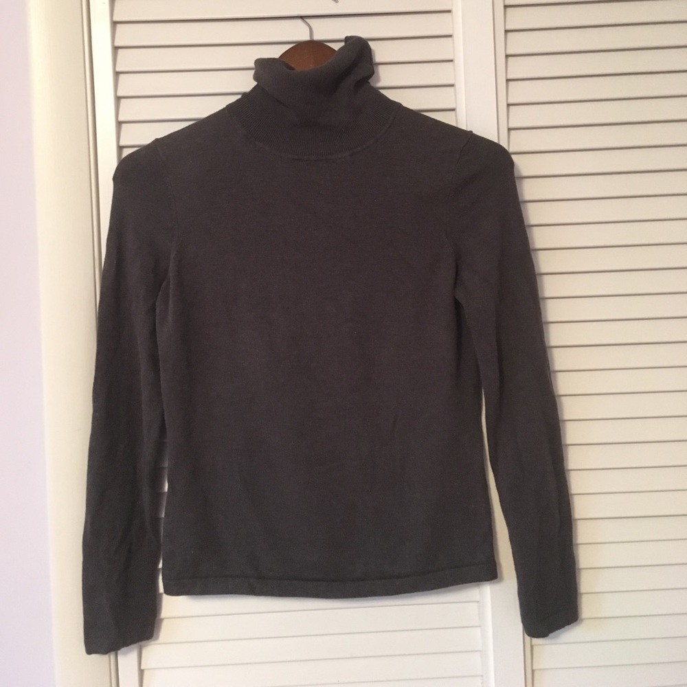 Talbots cotton turtleneck
