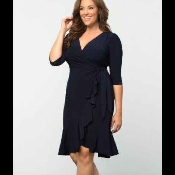 Kiyonna Wrap Dress - Picture 4 of 5