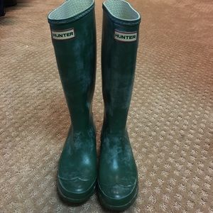 Green Hunter Tall Boots