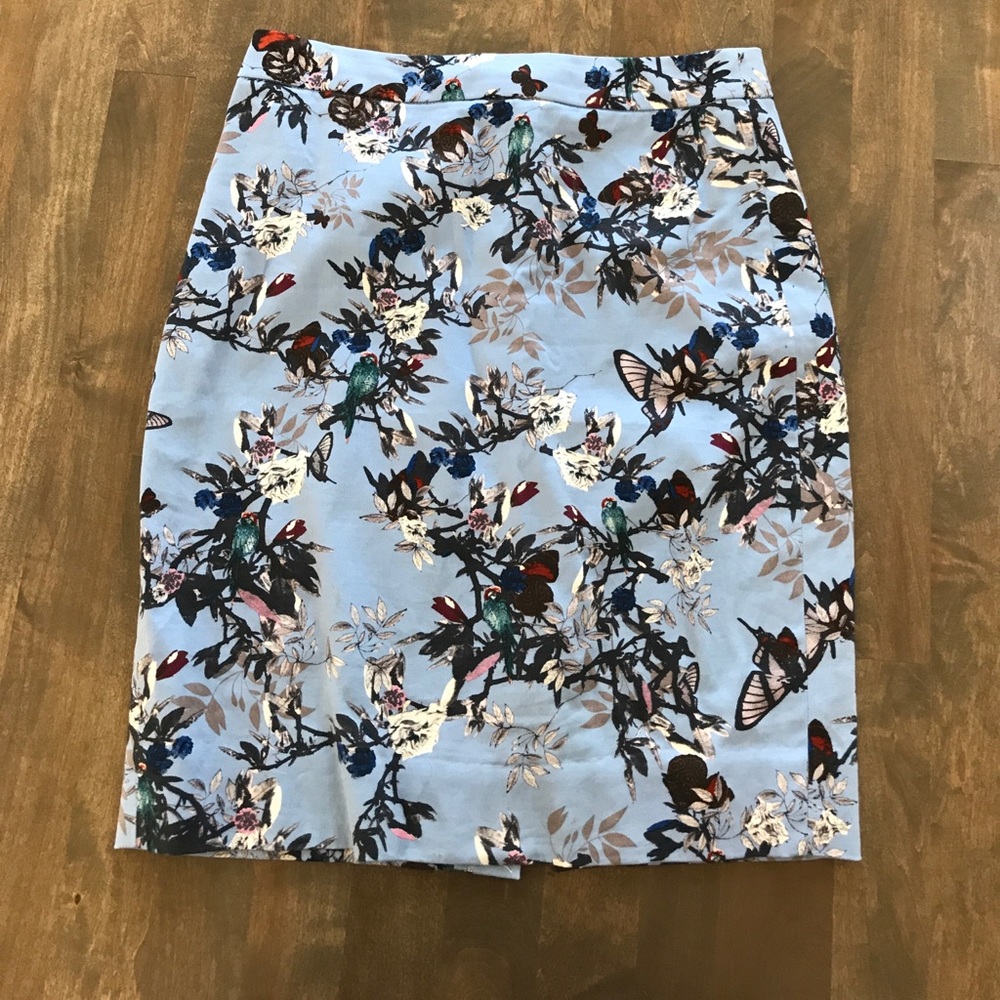 J.Crew size 0 hummingbird pencil skirt