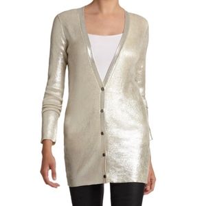 Robert Rodriguez Metallic Cardigan