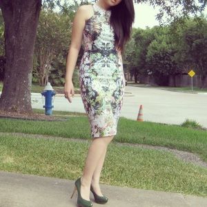 Zara floral dress