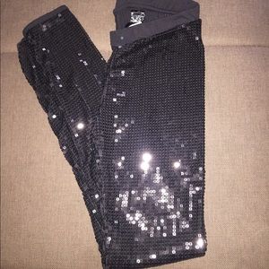 sequin leggings