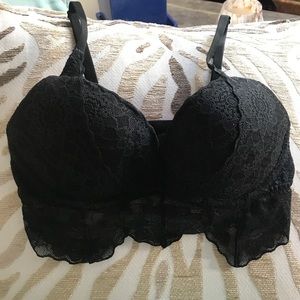 Victoria's Secret black lace bralette