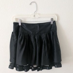 Black Skirt with Tulle