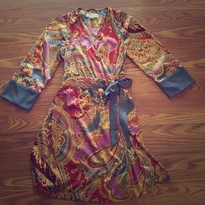 Kimono dress by Lilka (Anthro) size Medium VGUC