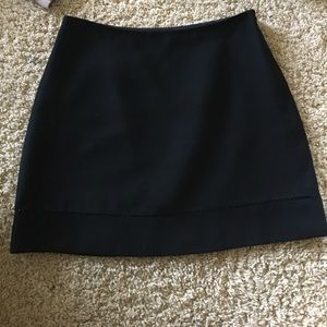 Bebe black, braided skirt