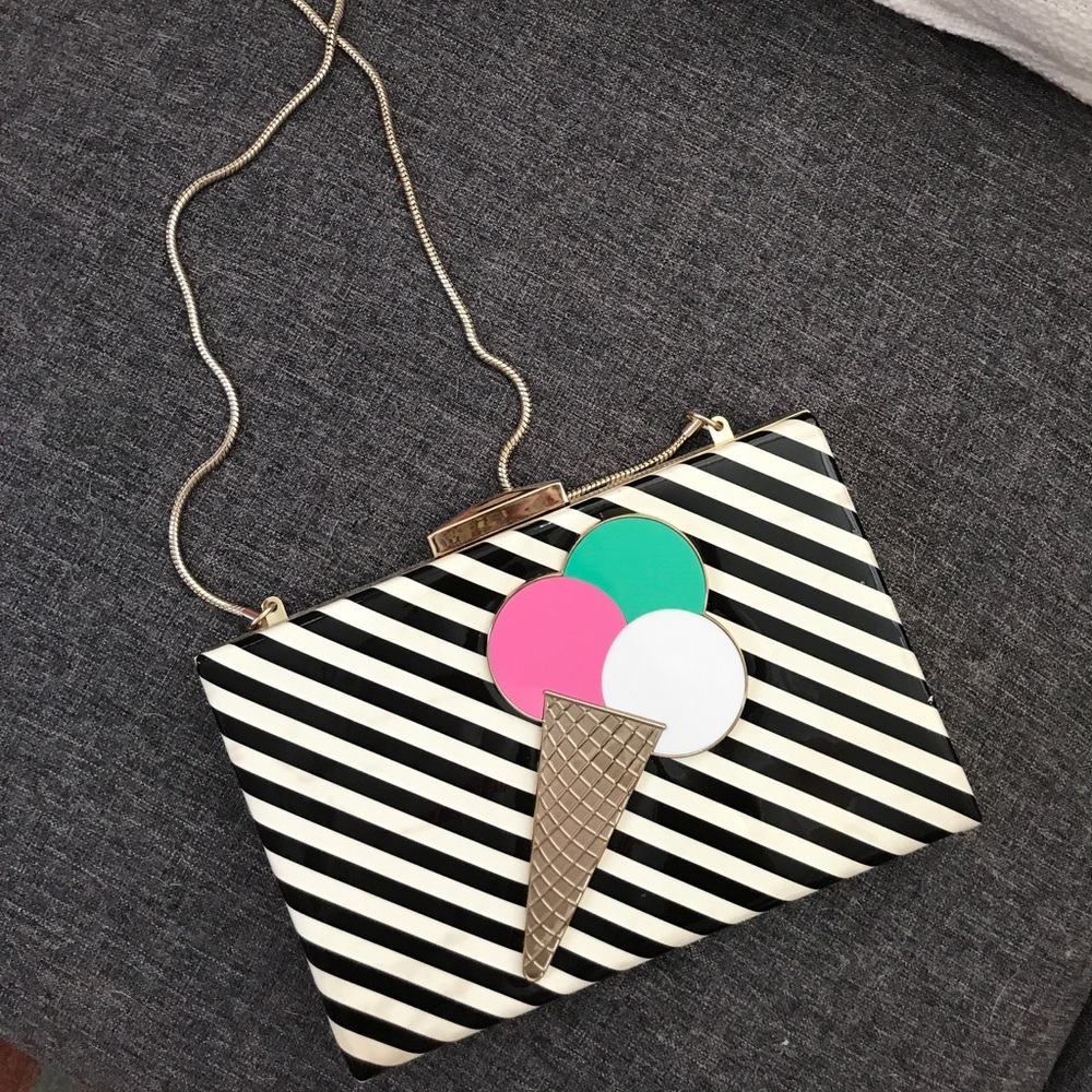 KATE SPADE ICECREAM CLUTCH! retails for $300