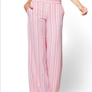 Pink Wide Leg Palazzo Pant