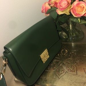 Michael kors green shoulder purse* new*