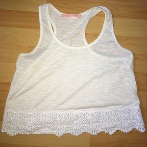 White Crop Top