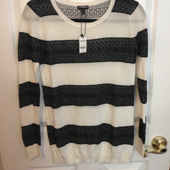 Express Sweaters - Express Striped Sweater