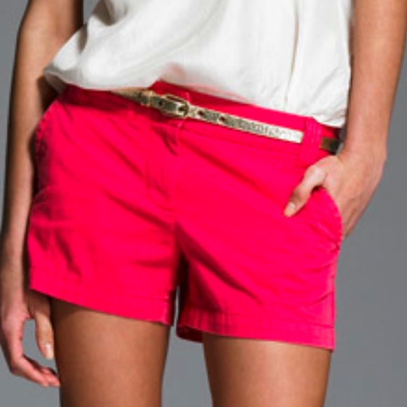J. Crew Pants - SZ 6 Red J. CREW CHINO SHORTS